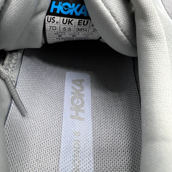 New Hoka Women's Bondi 8 Lace Up Athletic Shoes In Harbor Mist Size 7 - Picture 10 of 10